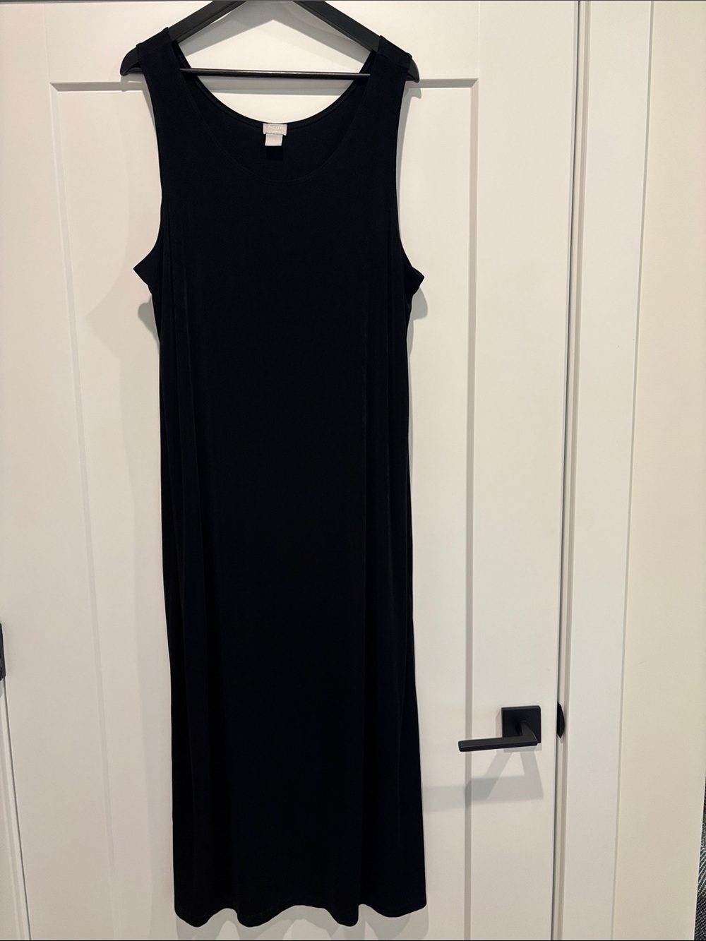 Chicos Classic Black Sleeveless Dress, Everyday Style, stretchy travel plus 4